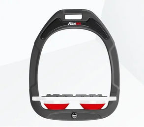 Flex-On Green Composite Sättelstahlplatten in Anthrazit Weiß Rot – Bild 1 von 1