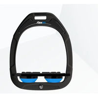 Produktbild von Flex-On Green Composite Sattel mit flachem Grip in Schwarz/Schwarz/Blau