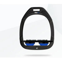 Produktbild von Flex-On Green Composite Sattel mit flachem Grip in Schwarz/Schwarz/Blau