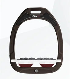 Flex-on Green Composite Schnallen Flach Ultra Grip Braun Weiß Rot – Bild 1 von 1