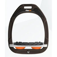 Produktbild von Flex-On Green Composite Schräger Grip Steigbügel Braun Grau Orange