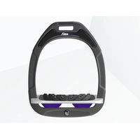 Produktbild von Flex-On Green Composite Senkrechte Ultra Grip Steigbügel Anthrazit Grau Violett
