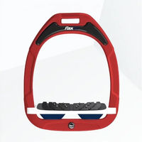 Produktbild von Flex-On Green Composite Senkrechte Ultra Grip Steigbügel Rot Weiß Navy Blau