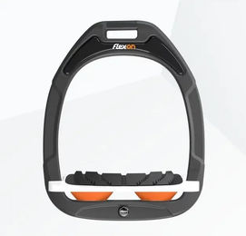 Flex-On Green Composite Steigbügel Anthrazit Weiß Orange – Bild 1 von 1