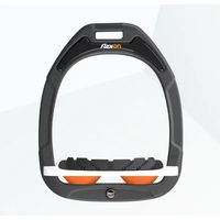 Produktbild von Flex-On Green Composite Steigbügel Anthrazit Weiß Orange
