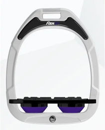 Flex-On Green Composite Zügel mit flachen Griffen in Weiß Schwarz oder Violett – Bild 1 von 1