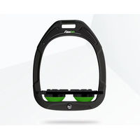 Produktbild von Flex-On Grip-Steigbügel aus Composite in Grün/Schwarz/Grün