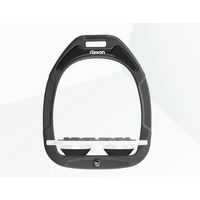 Produktbild von Flex-On Grip-Steigbügel Green Composite in Anthrazit Weiß Schwarz