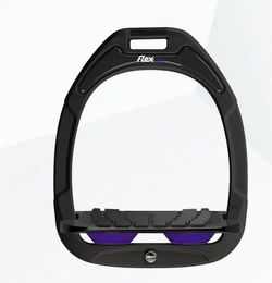 Flex-On Grip-Winkelsteigbügel aus Green Composite in Schwarz oder Lila – Bild 1 von 1