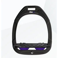 Produktbild von Flex-On Grip-Winkelsteigbügel aus Green Composite in Schwarz oder Lila