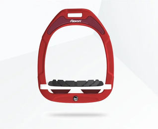 Flex-On Grippsteigbügel Green Composite in Rot/Schwarz/Rot – Bild 1 von 1