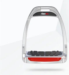 Flex-On Hunter H Aluminium Steigbügel geneigt mit Grip in Pflaume – Bild 1 von 1