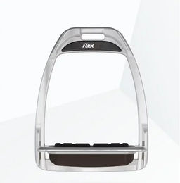 Flex-On Hunter H Aluminium-Steigbügel mit flachem Griff in Braun – Bild 1 von 1