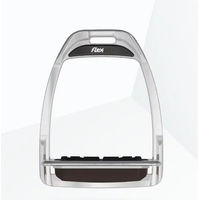 Produktbild von Flex-On Hunter H Aluminium-Steigbügel mit flachem Griff in Braun