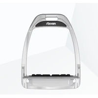 Produktbild von Flex-On Hunter H Aluminium Steigbügel mit flachem Grip in Weiß