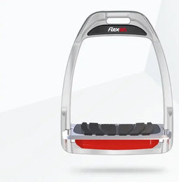 Flex-On Hunter H Aluminium Steigbügel mit pinkem Grip – Bild 1 von 1