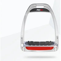 Produktbild von Flex-On Hunter H Aluminium Steigbügel mit pinkem Grip