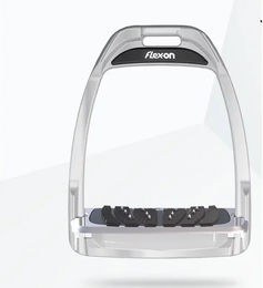 Flex-On Hunter H Aluminium Steigbügel mit Ultra Grip in Weiß – Bild 1 von 1