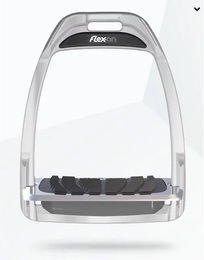 Flex-On Hunter H Aluminium Steigbügel schräg Grau – Bild 1 von 1