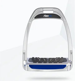 Flex-On Hunter H Aluminium Steigbügel Ultra Grip Blau – Bild 1 von 1