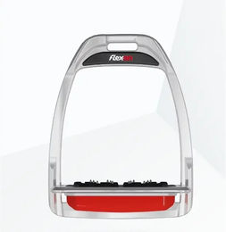 Flex-On Hunter H Aluminium Steigbügel Ultra Grip Rot – Bild 1 von 1