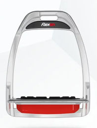 Flex-On Hunter H Flache Grip Steigbügel Schwarz/Schwarz/Rot – Bild 1 von 1