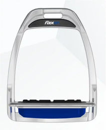 Flex-On Hunter H Sattel mit flachem Grip in Schwarz/Schwarz/Blau – Bild 1 von 1