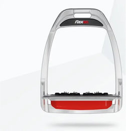 Flex-On Hunter H Steigbügel aus Aluminium in Silber und Rosa – Bild 1 von 1