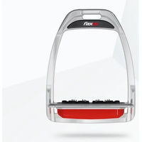 Produktbild von Flex-On Hunter H Steigbügel aus Aluminium in Silber und Rosa