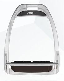 Flex-On Hunter H Steigbügel mit Platte Grip in Schwarz/Schwarz/Braun – Bild 1 von 1