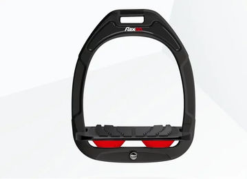 Flex-On Neigung Grip Steigbügel Composite Grün Schwarz Rot – Bild 1 von 1