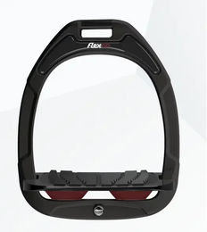 Flex-On Neigung Grip Steigbügel Green Composite Schwarz Bordeaux – Bild 1 von 1