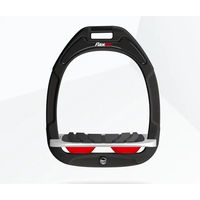 Produktbild von Flex-On Neigung Steigbügel Grip Green Composite für Pferde in Grün Grau Rot