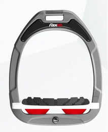 Flex-On Neigungsbügel Grip aus Aluminium in Weiß-Rot mit Green Composite – Bild 1 von 1