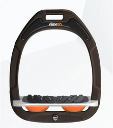 Flex-On Neigungssättel Ultra Grip Green Composite in Braun Grau Orange – Bild 1 von 1