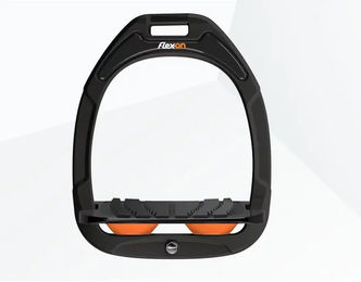 Flex-On Neigungssteigbügel Grip Green Composite in Grün/Schwarz/Orange – Bild 1 von 1