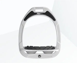 Flex-On Neigungssteigbügel Grip Green Composite Weiß Grau – Bild 1 von 1