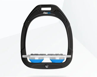 Flex-on Plat Grip Steigbügel aus Composite in Grün/Grau/Blau – Bild 1 von 1