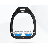 Produktbild von Flex-on Plat Grip Steigbügel aus Composite in Grün/Grau/Blau