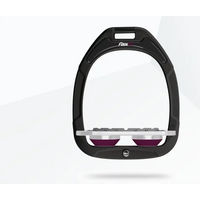 Produktbild von Flex-On Plat Grip Steigbügel aus Composite in Grün/Grau/Pflaume