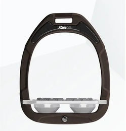 Flex-on Plat Grip Steigbügel Green Composite Braun Grau – Bild 1 von 1