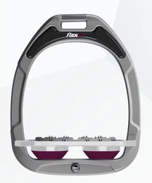 Flex-on Plat Ultra Grip Composite Reithandschuhe Aluminium Gris Prune – Bild 1 von 1