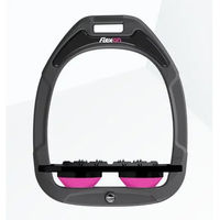 Produktbild von Flex-On Plat Ultra Grip Composite Reitstiefel Anthrazit Schwarz Rosa
