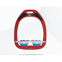 Produktbild von Flex-on Plat Ultra Grip Composite Reitstiefel in Rot Grau Blau