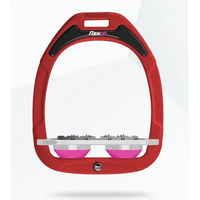Produktbild von Flex-on Plat Ultra Grip Reithandschuhe Green Composite in Rot Grau Rosa