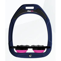 Produktbild von Flex-on Plat Ultra Grip Reitstiefel Marine Schwarz Rosa Green Composite