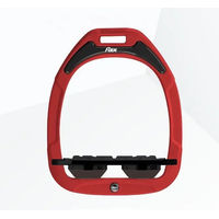 Produktbild von Flex-On Plate Grip Steigbügel Green Composite in Rot Schwarz Braun