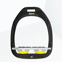 Produktbild von Flex-on Platt-Grip Steigbügel Green Composite Schwarz Grau Yellow