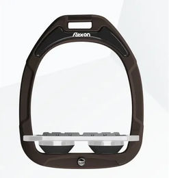 Flex-On Platte Grip Steigbügel aus Green Composite in Braun Grau Schwarz – Bild 1 von 1