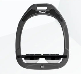 Flex-On Platte Grip Steigbügel Green Composite Anthrazit Schwarz Weiß – Bild 1 von 1